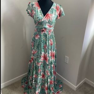 Express Wrap Floral Maxi